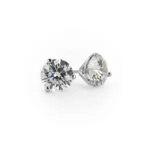 1.50ctw Lab-Grown Diamond Stud Earrings  14K White Gold