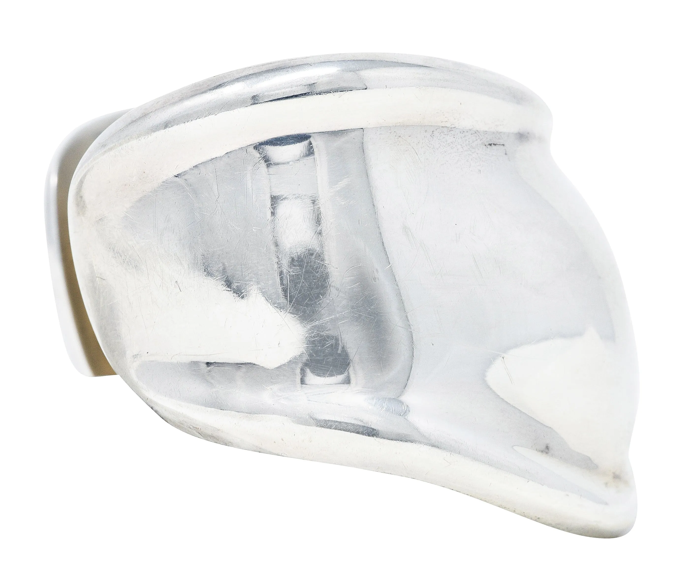1978 Elsa Peretti Tiffany & Co. Italy Sterling Silver 41 MM Bone Cuff Bracelet