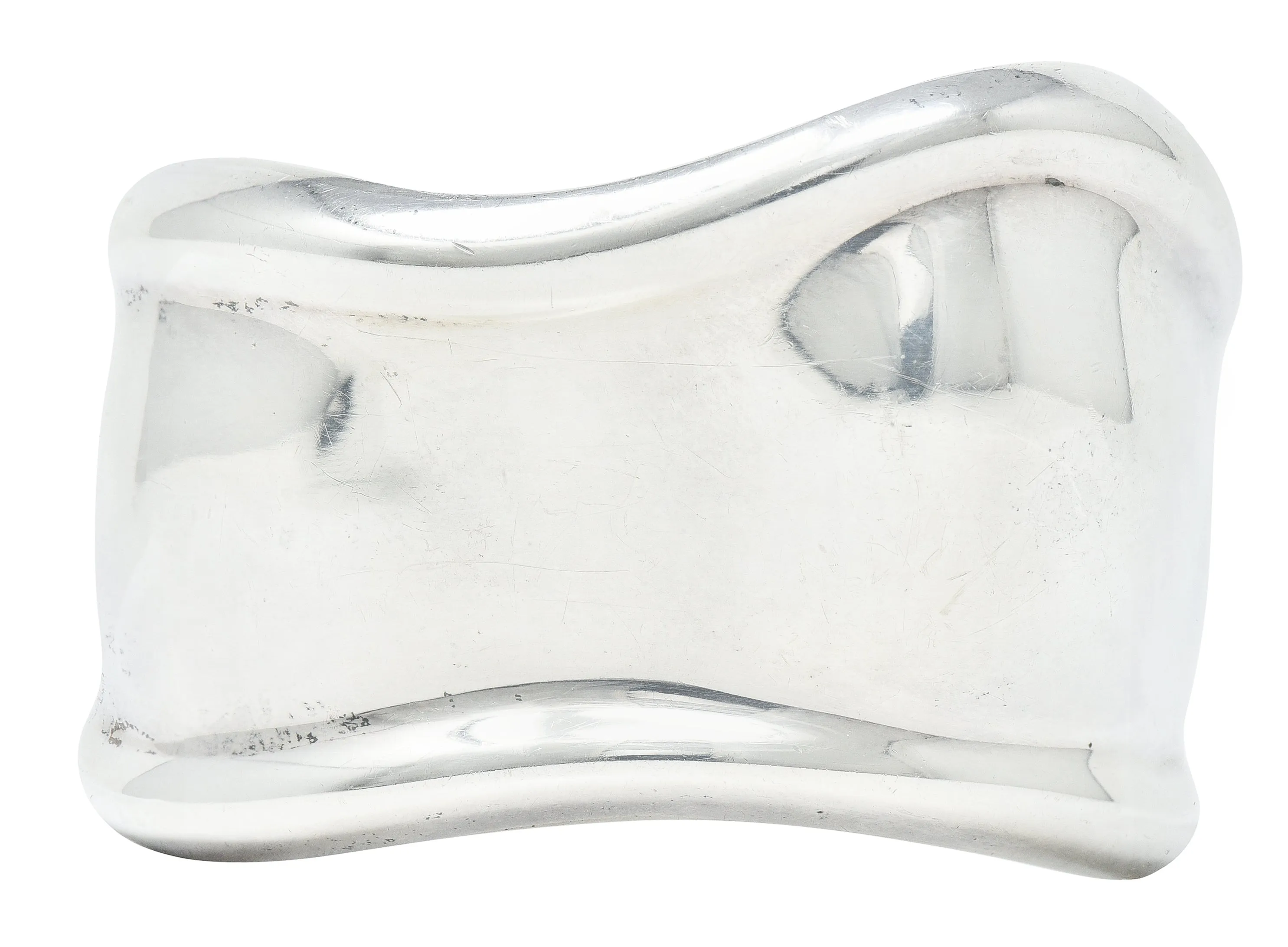 1978 Vintage Elsa Peretti Tiffany & Co. Sterling Silver 41 MM Small Bone Cuff Bracelet