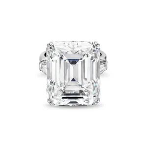 28ct Emerald Cut I VS2 Harry Winston Ring