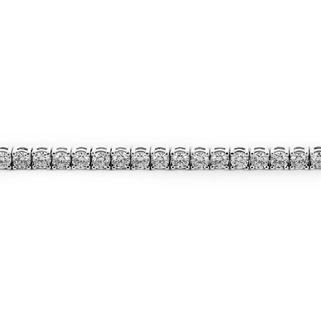 4.00ctw Round Diamond Tennis Bracelet - White Gold