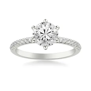 6 Prong Diamond Collar Setting