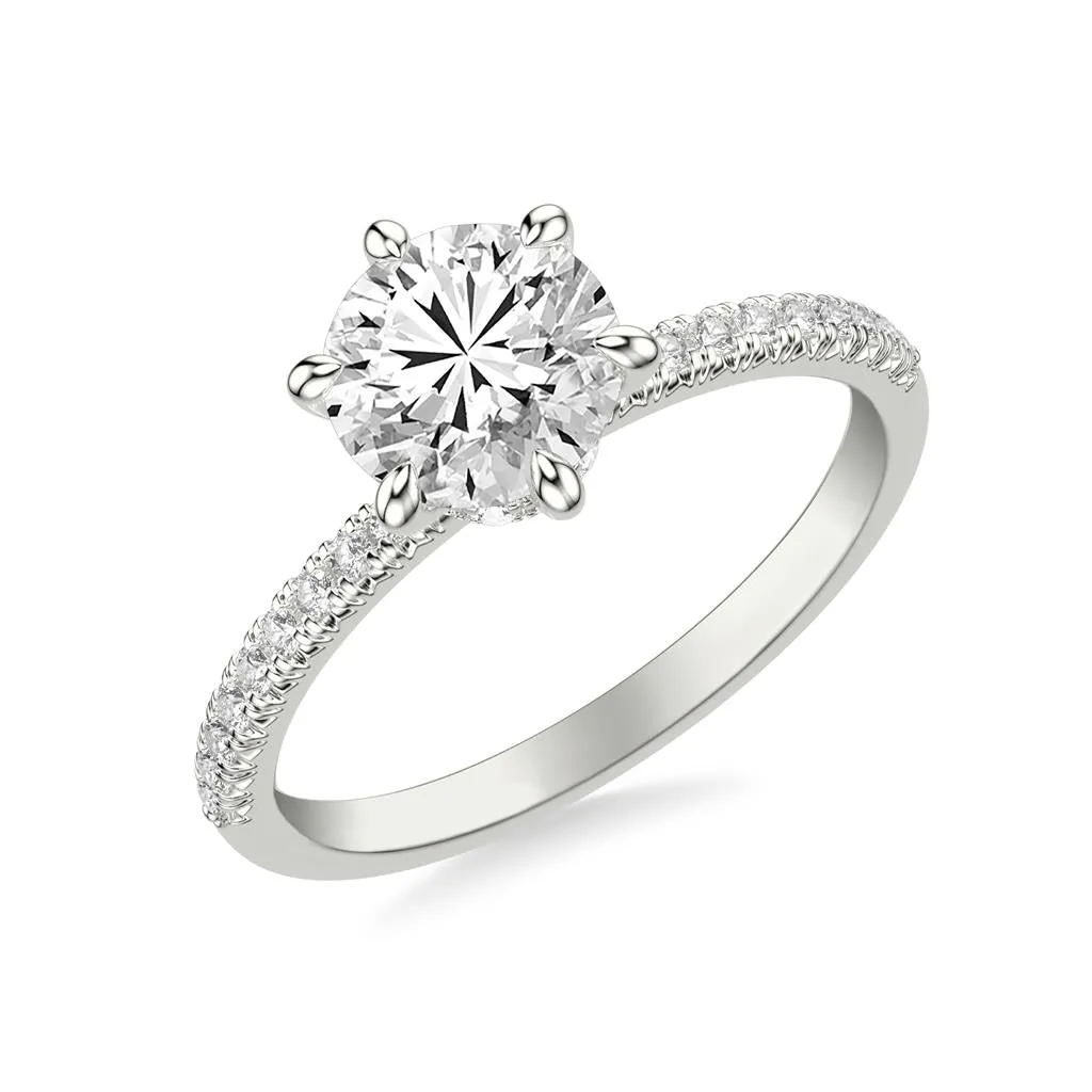 6 Prong Diamond Collar Setting