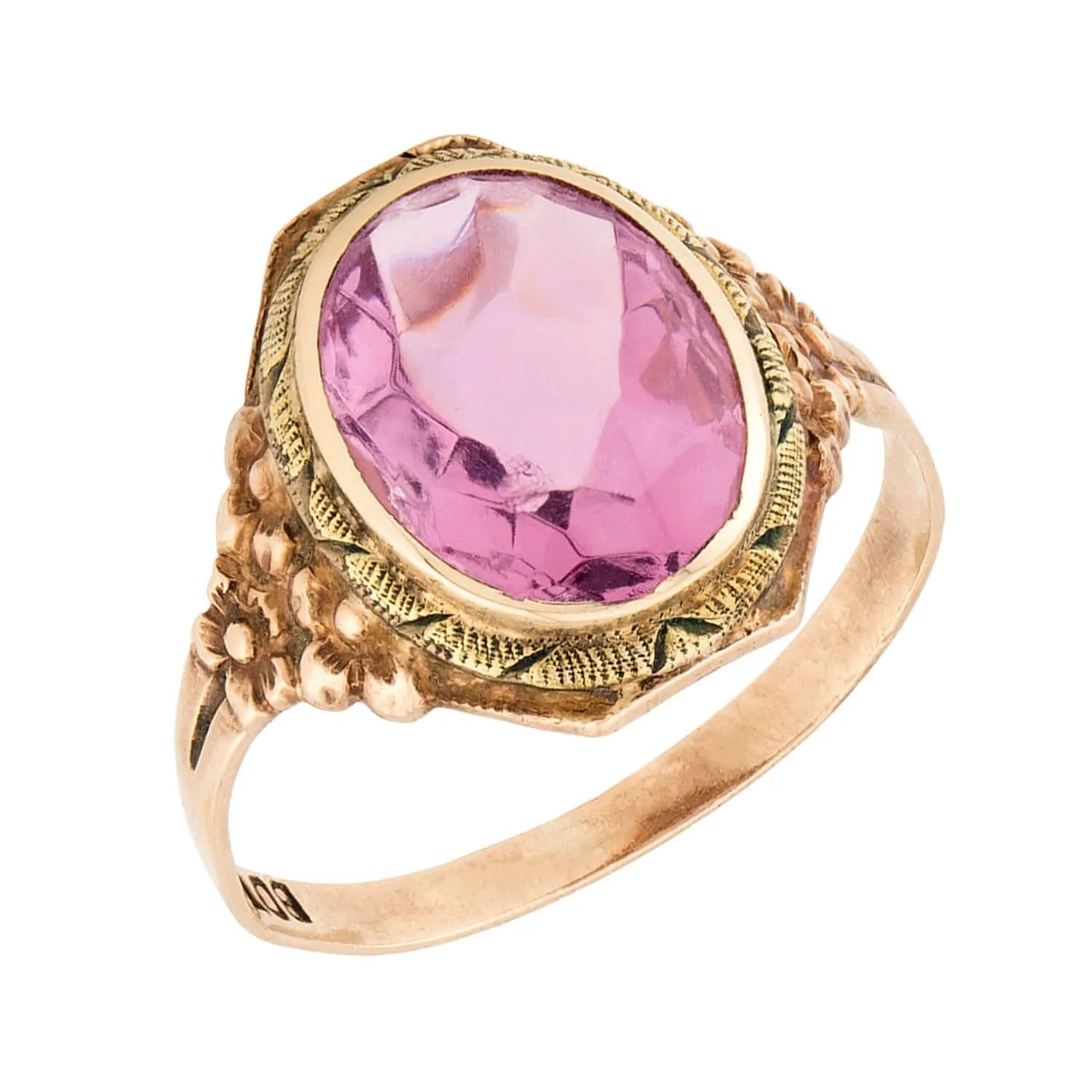 Art Deco 10k Amethyst Ring