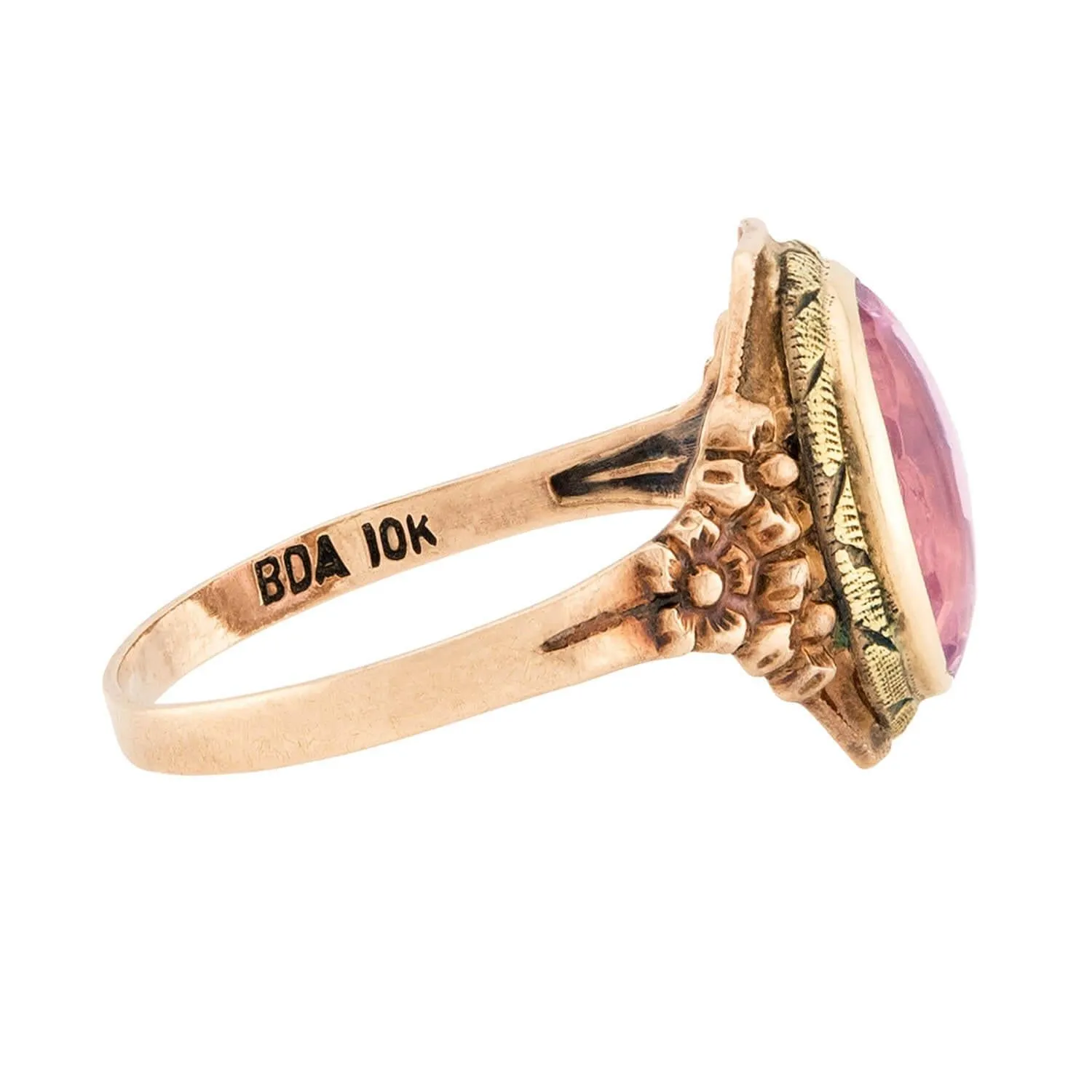 Art Deco 10k Amethyst Ring