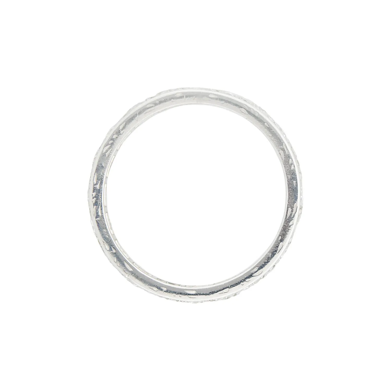 Art Deco Platinum Diamond Eternity Band