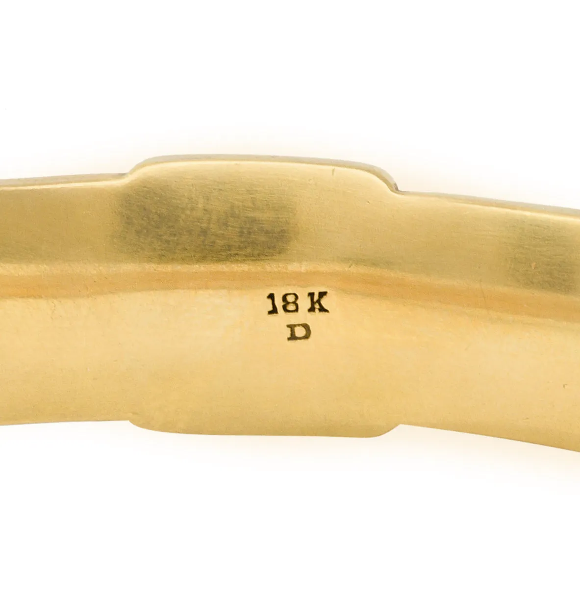 Art Nouveau 18 Karat Yellow Gold Poppy Flower Antique Bangle Bracelet