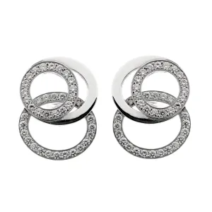 Audemars Piguet Millenary Diamond 18k White Gold Earrings