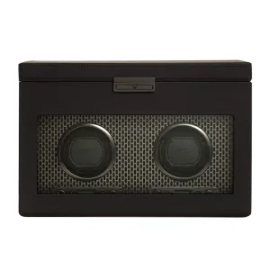 Axis Double Watch Winder With Storage