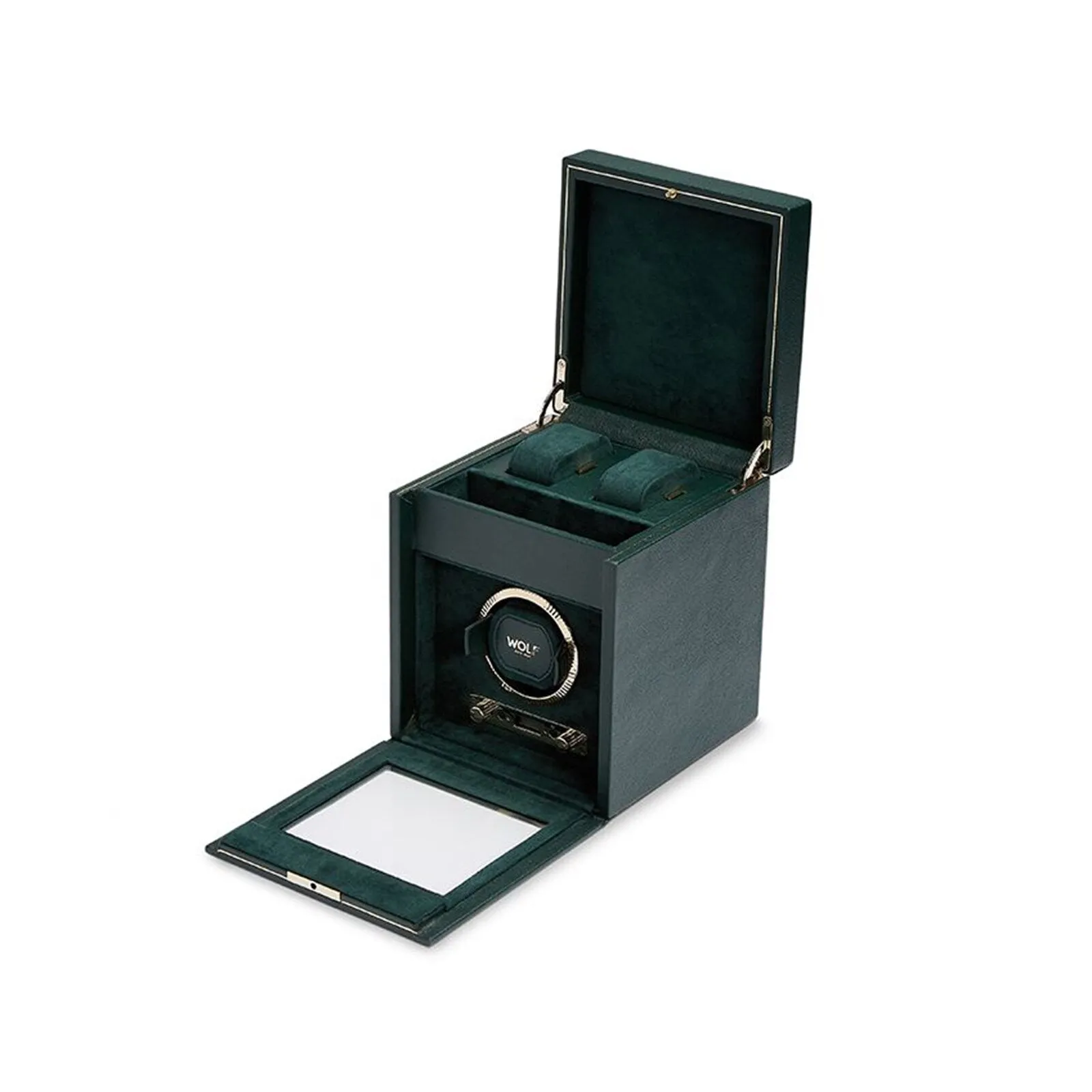 British Racing Single Watch Winder with Storage