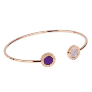 Bvlgari Bvlgari Sugilite Mother of Pearl Cuff Bangle Bracelet