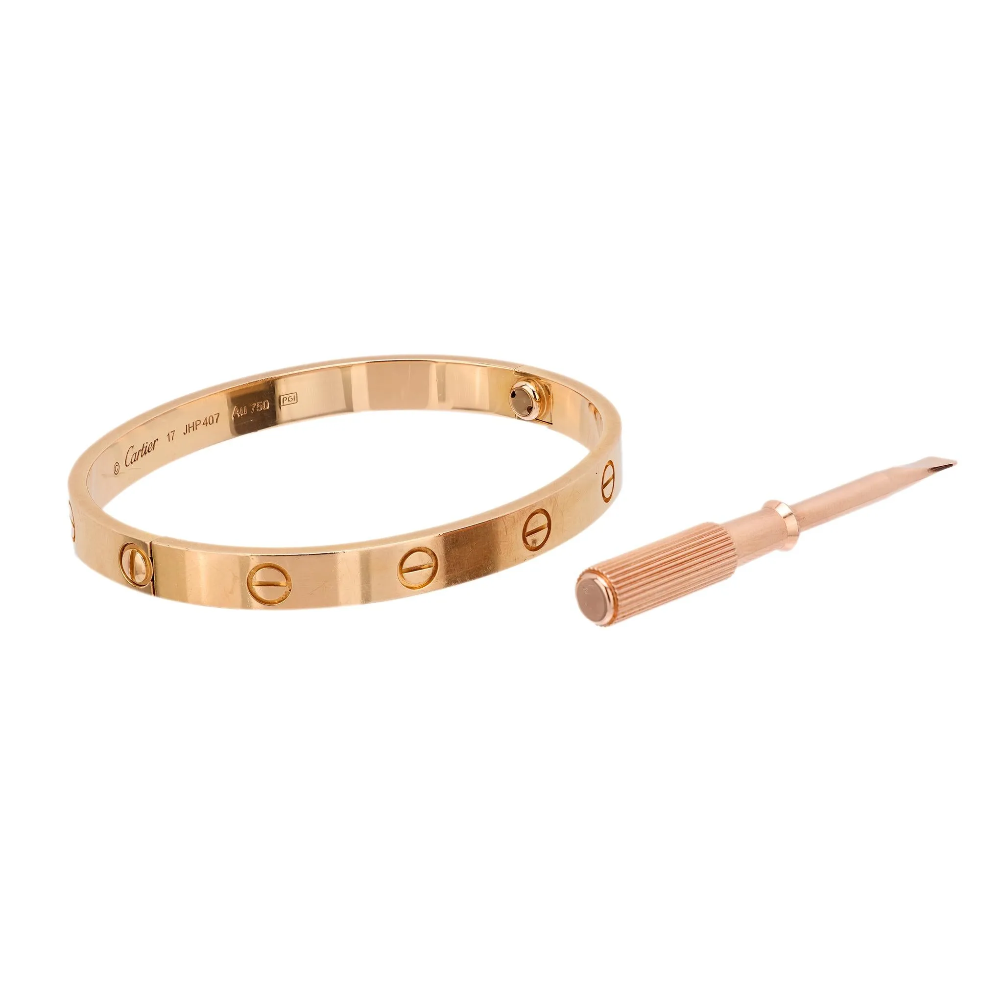 Cartier 18k rose gold Love bracelet