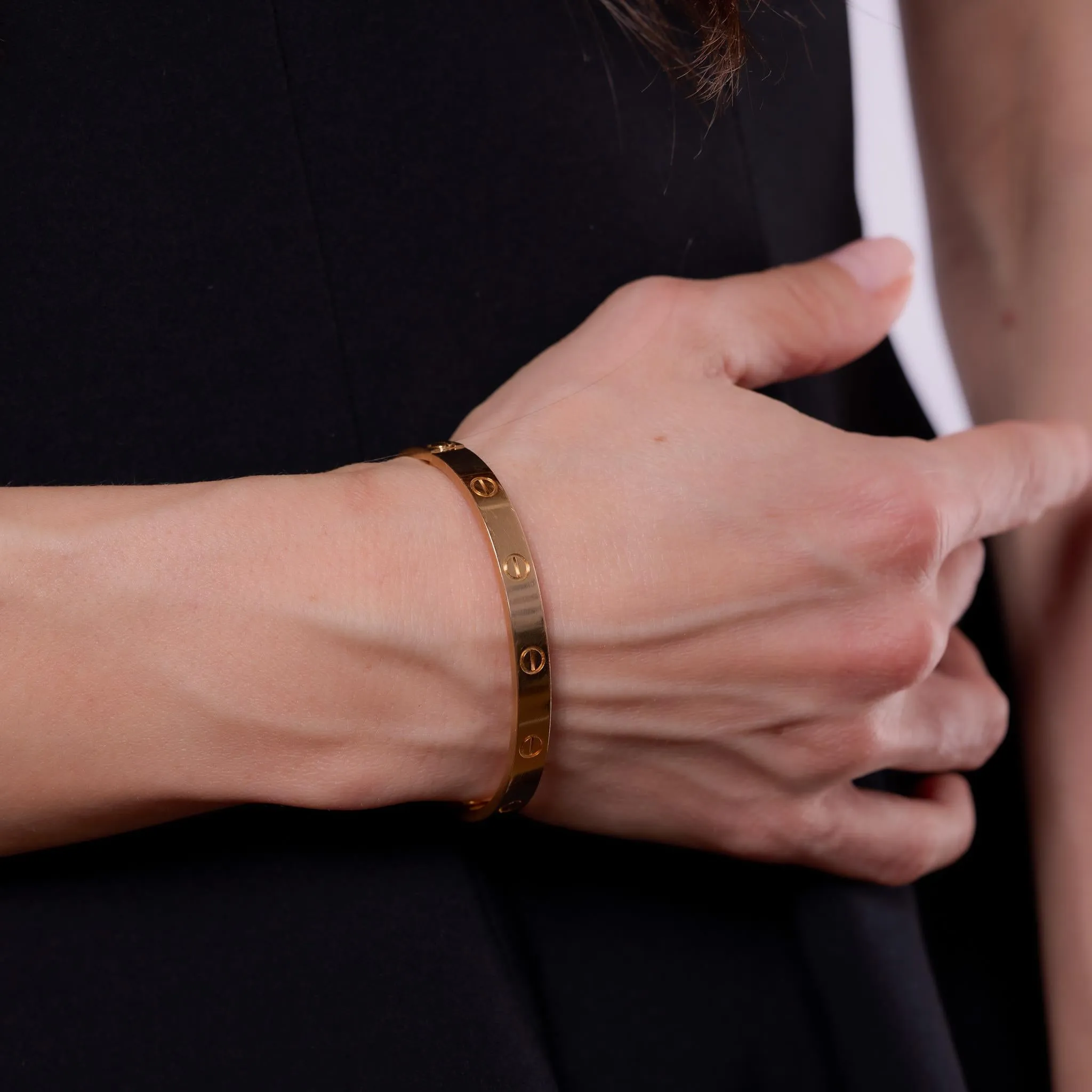 Cartier 18k rose gold Love bracelet