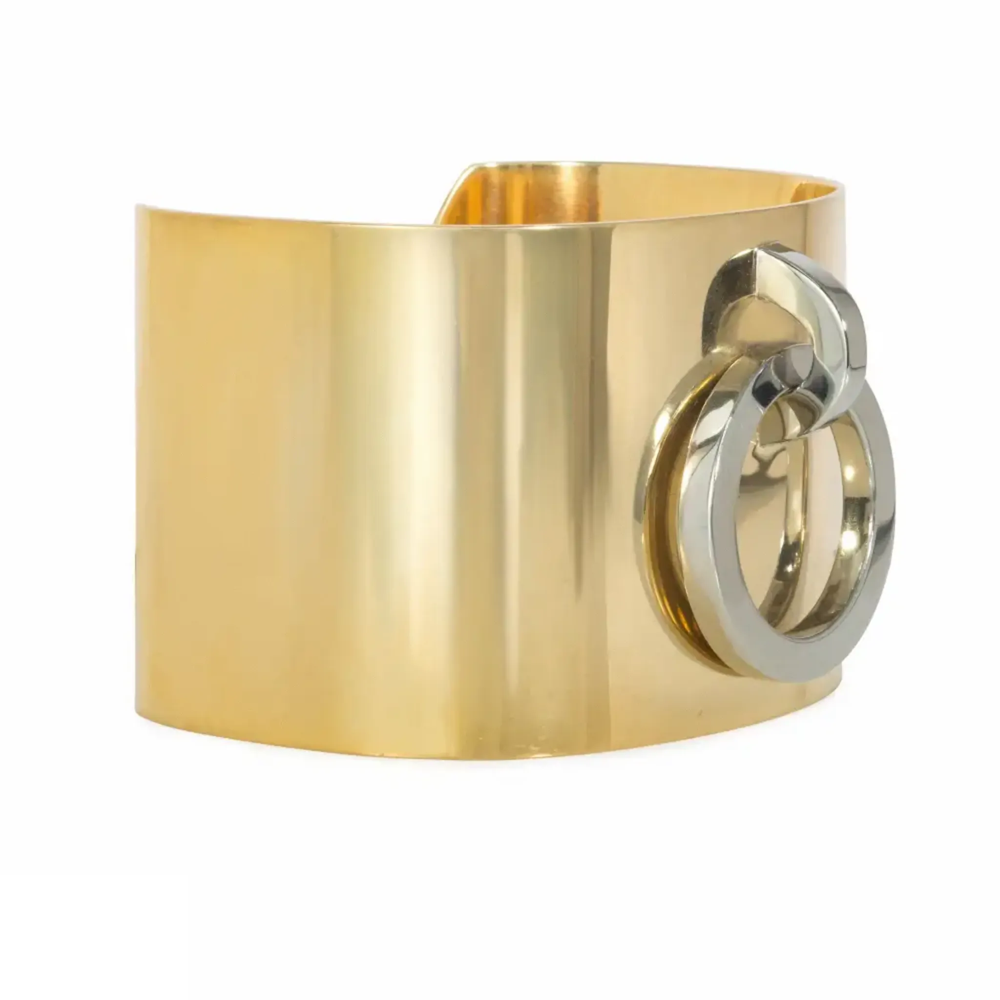 Cartier France 1970s 18KT White & Yellow Gold Bracelet
