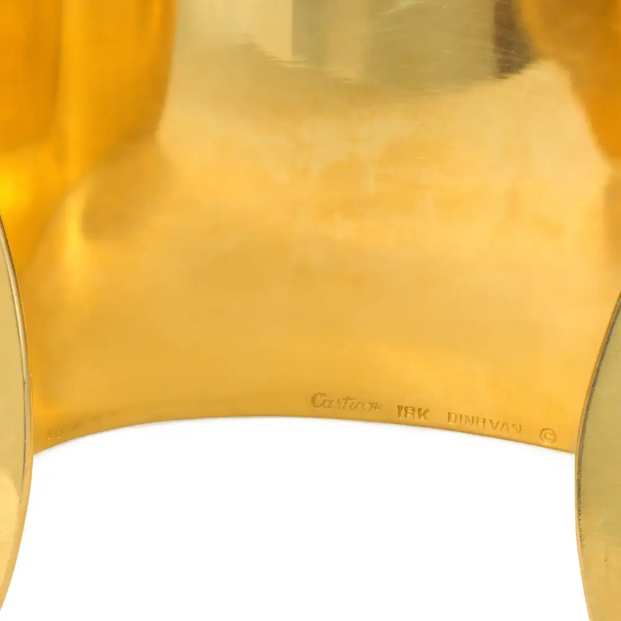 Cartier France 1970s 18KT White & Yellow Gold Bracelet