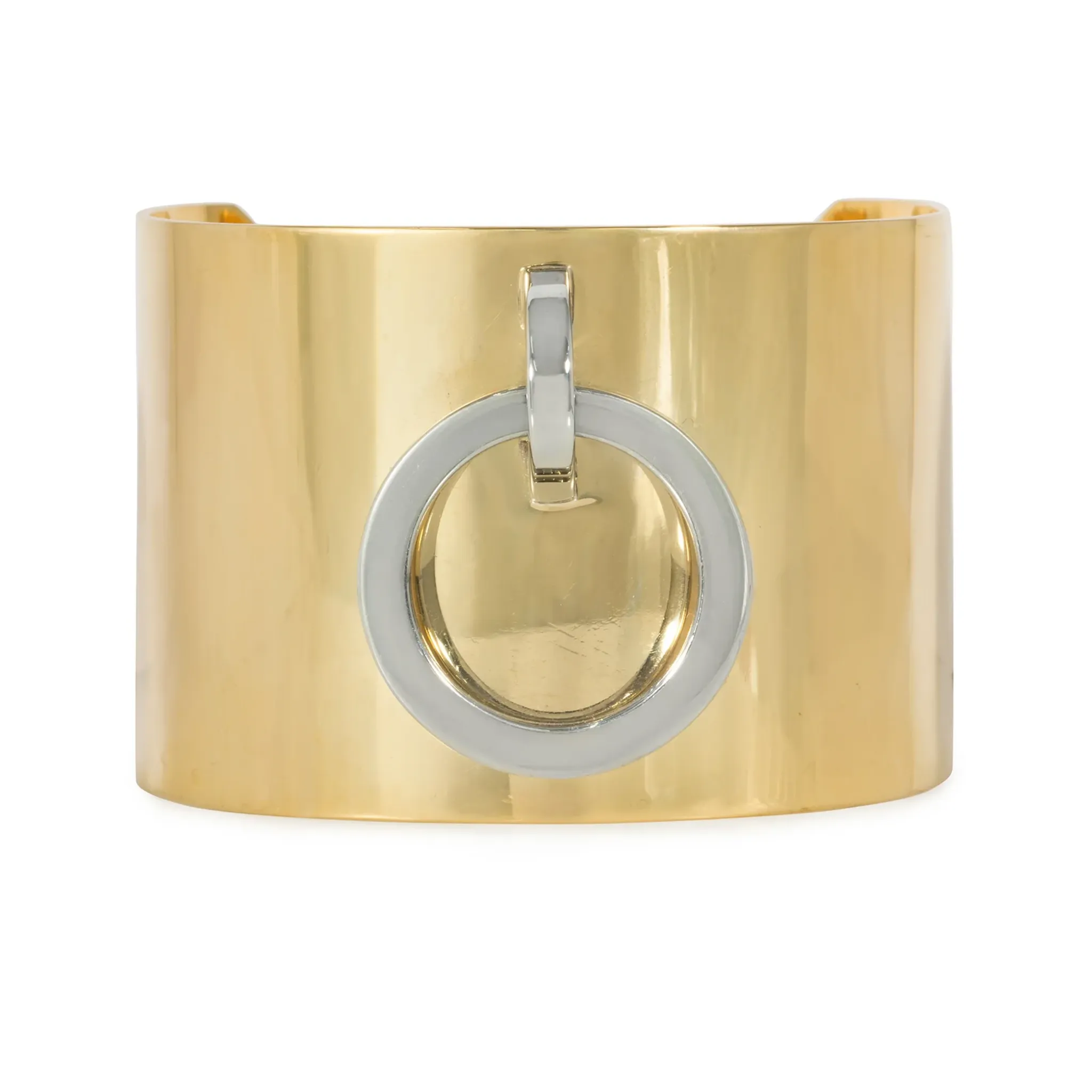 Cartier France 1970s 18KT White & Yellow Gold Bracelet