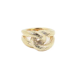 Cartier Paris 1970s 18KT Yellow Gold Knot Ring