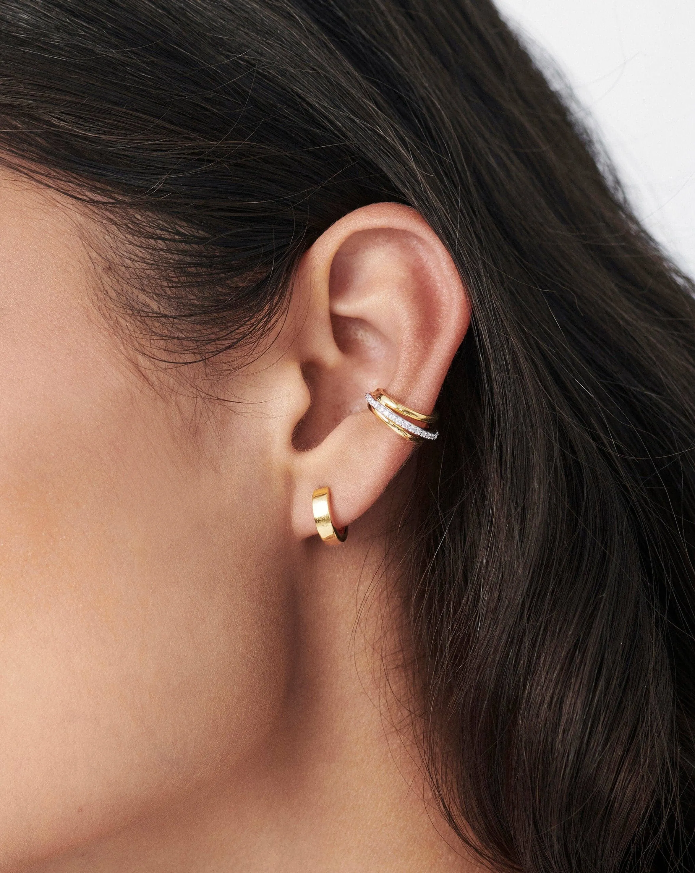Celestial Pave Ear Cuff | 18k Gold Vermeil/Cubic Zirconia
