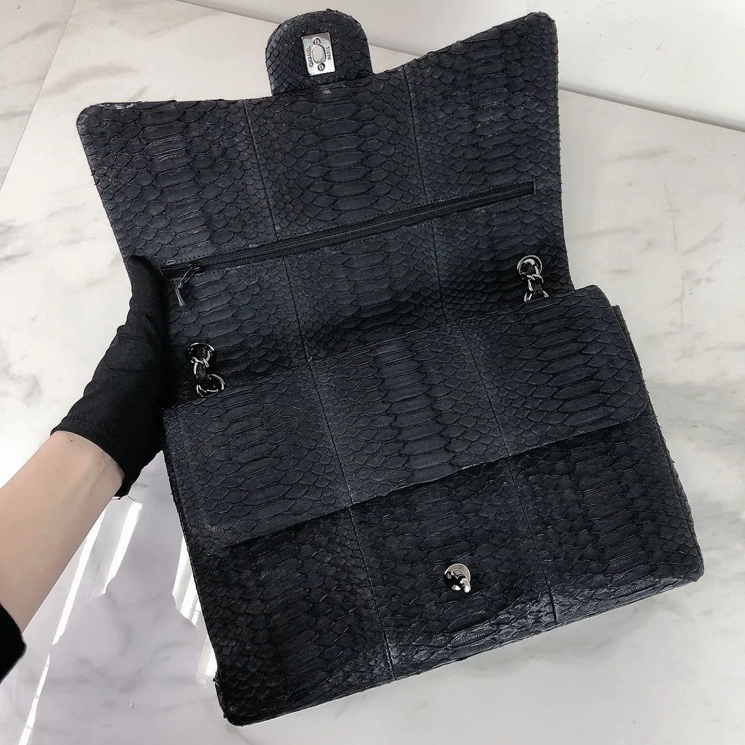 Chanel Timeless Classic Maxi Double Flap, Exotic