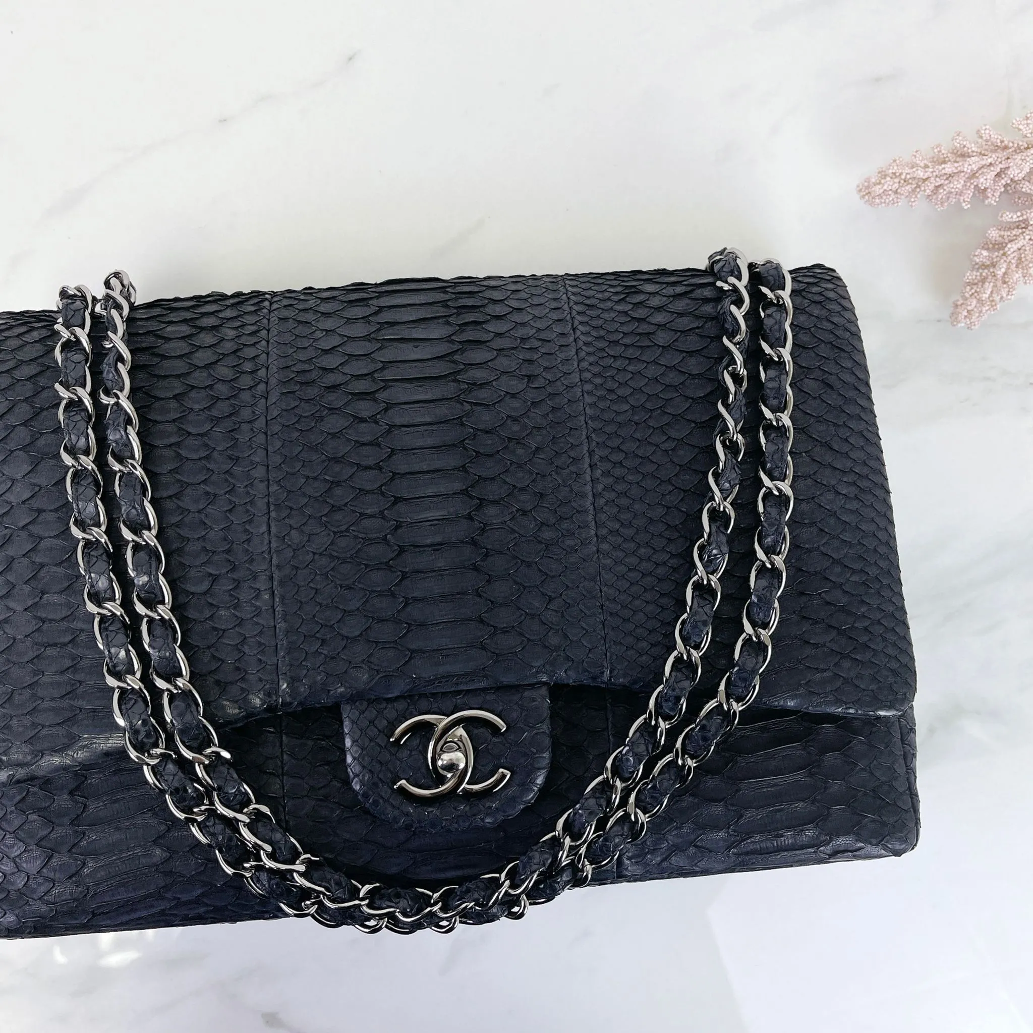 Chanel Timeless Classic Maxi Double Flap, Exotic