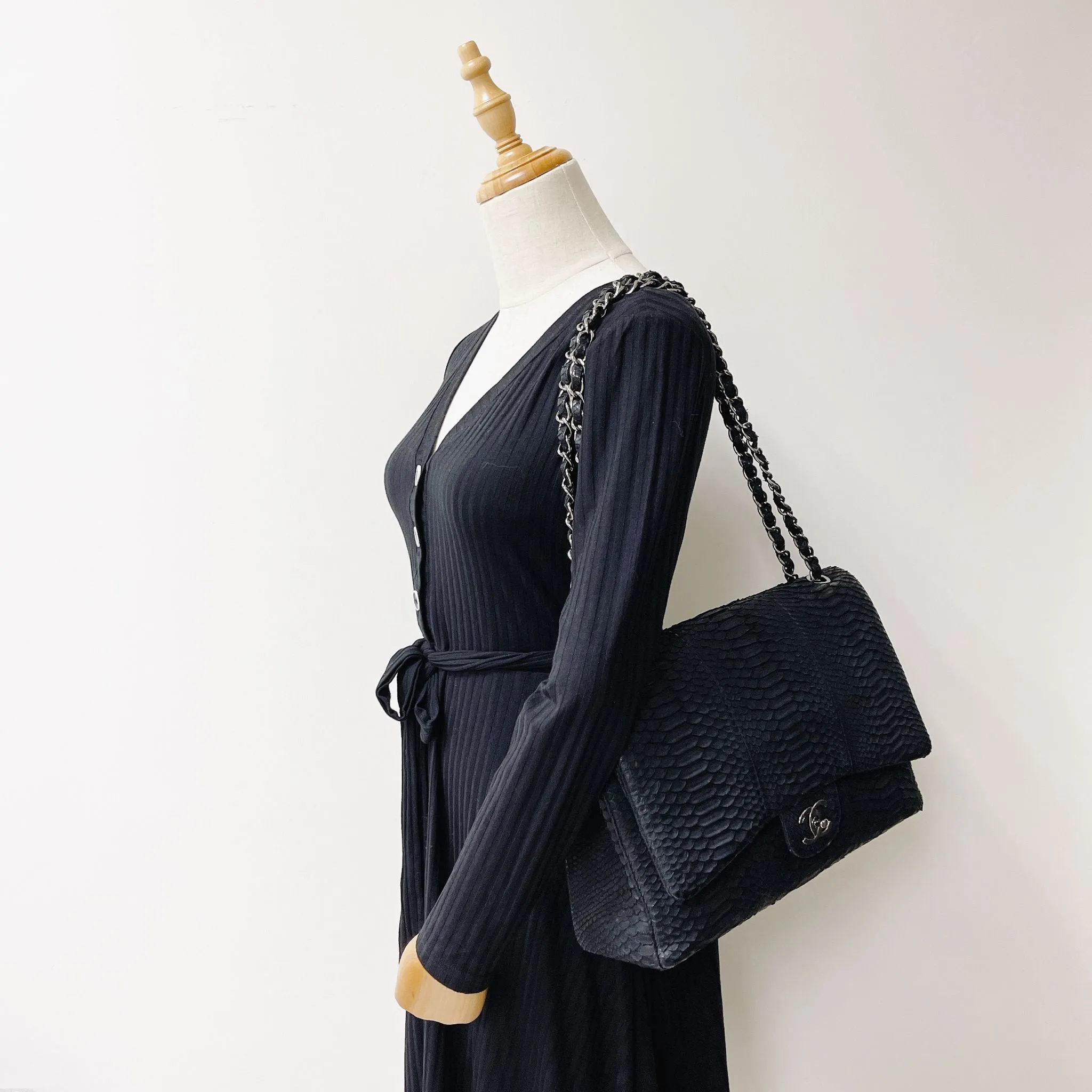 Chanel Timeless Classic Maxi Double Flap, Exotic