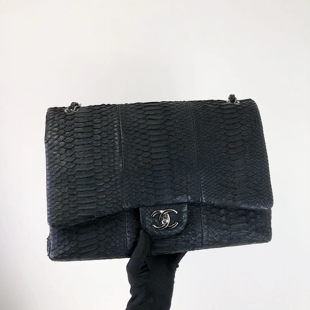Chanel Timeless Classic Maxi Double Flap, Exotic