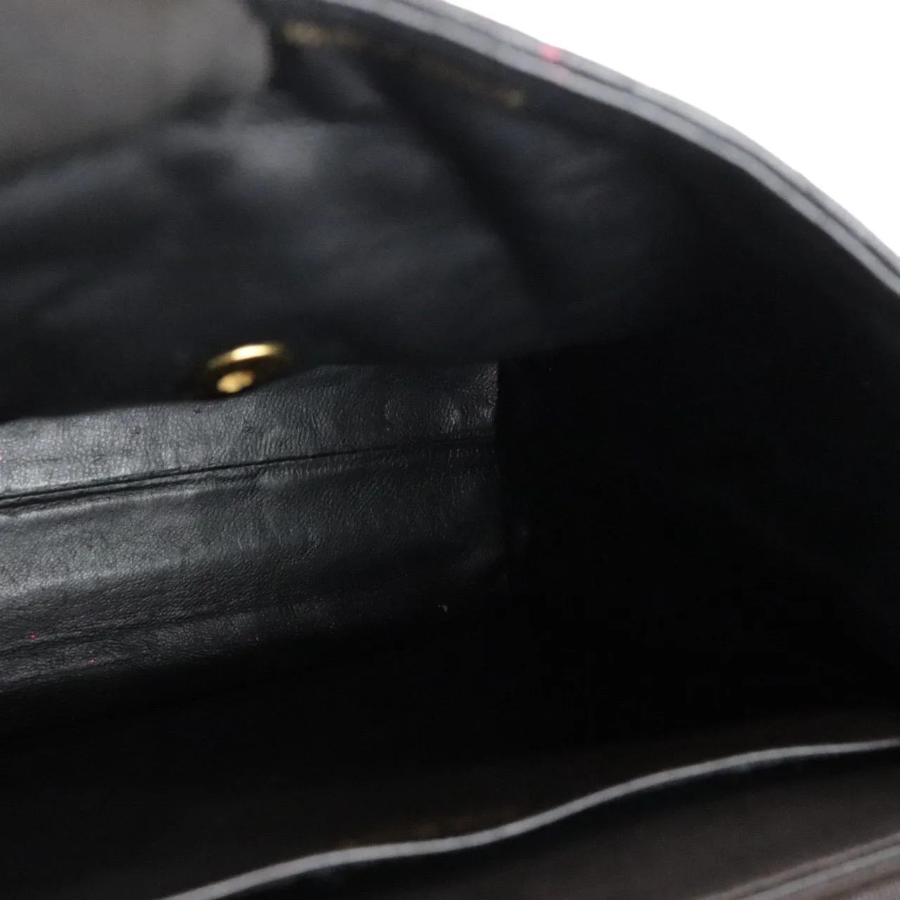 CHANEL Vintage Kelly Flap Caviar Black 24k GHW