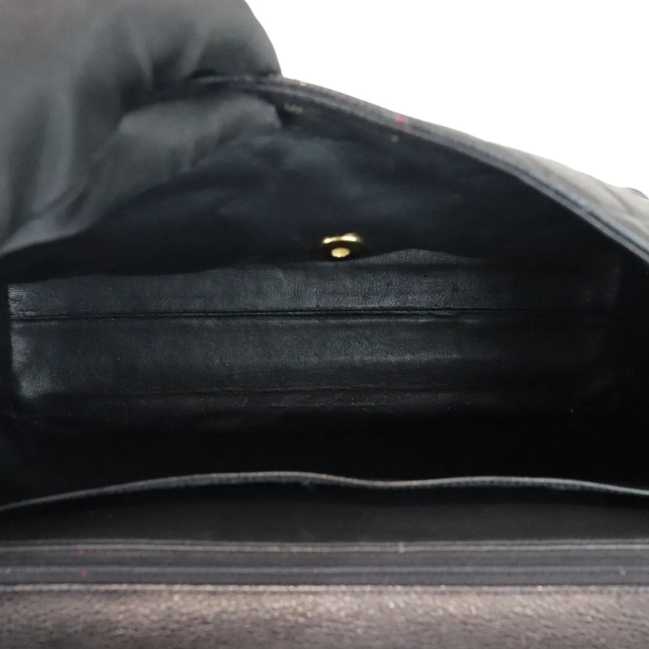 CHANEL Vintage Kelly Flap Caviar Black 24k GHW