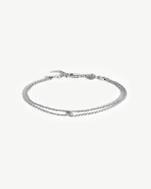 Double Rope Bracelet | Sterling Silver