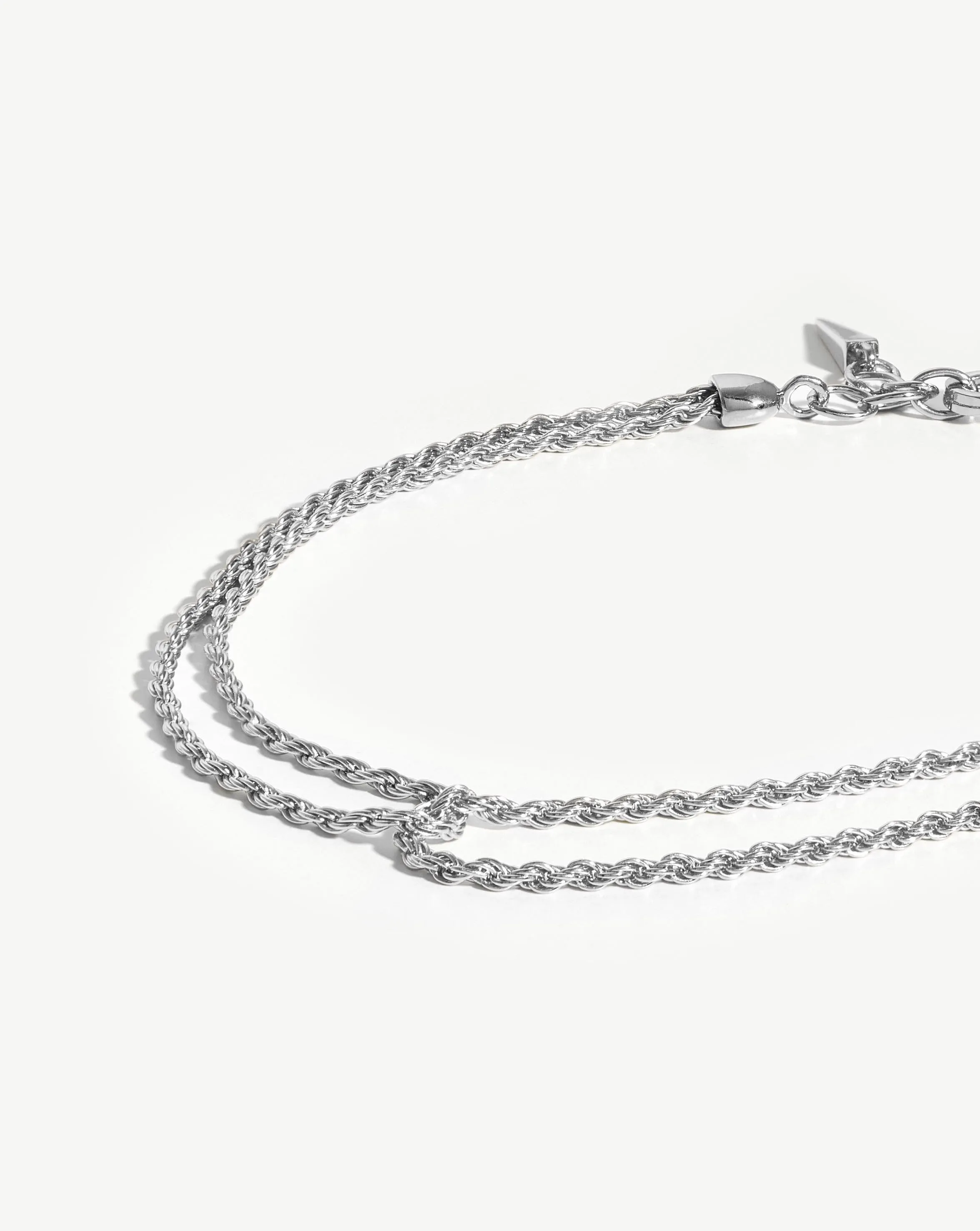 Double Rope Bracelet | Sterling Silver