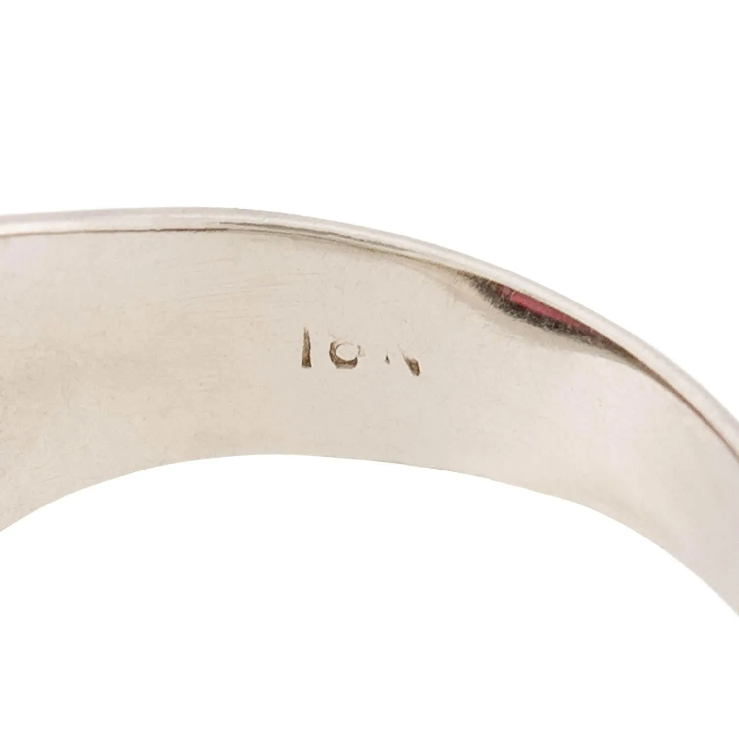Edwardian 18k Garnet & Diamond Ring