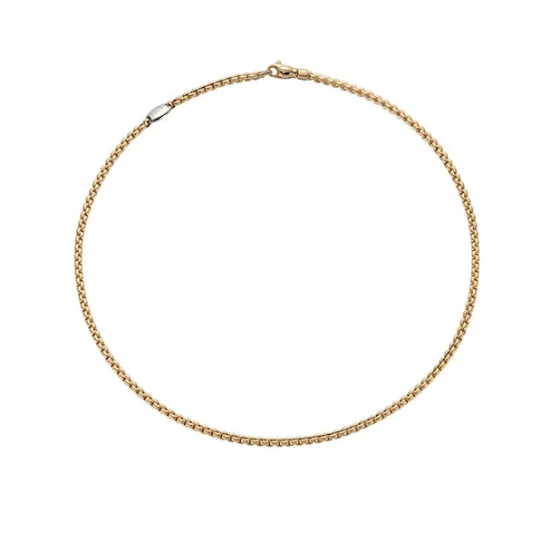 FOPE 'EKA' 18CT YELLOW GOLD AND 18CT WHITE GOLD NECKLACE