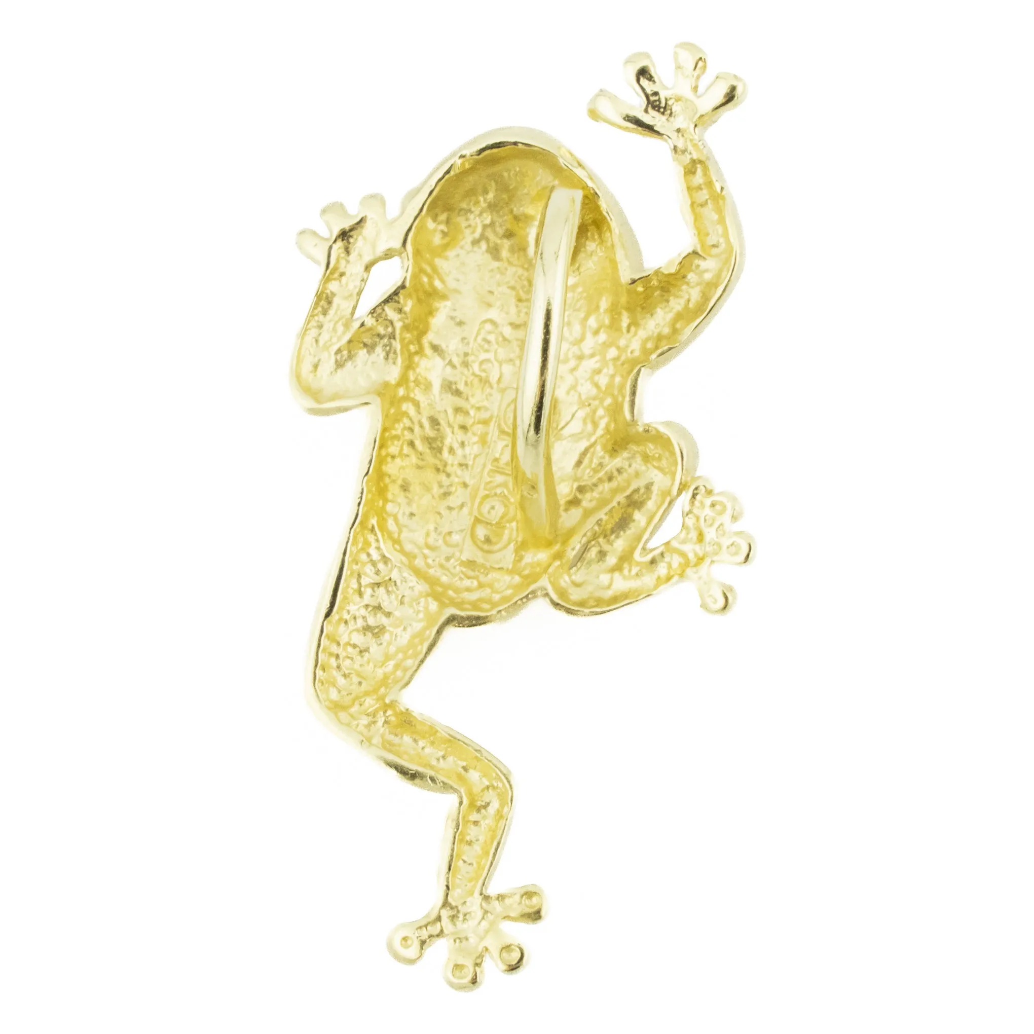 Frog Gold Pendant in 14K Yellow Gold - 3 Grams