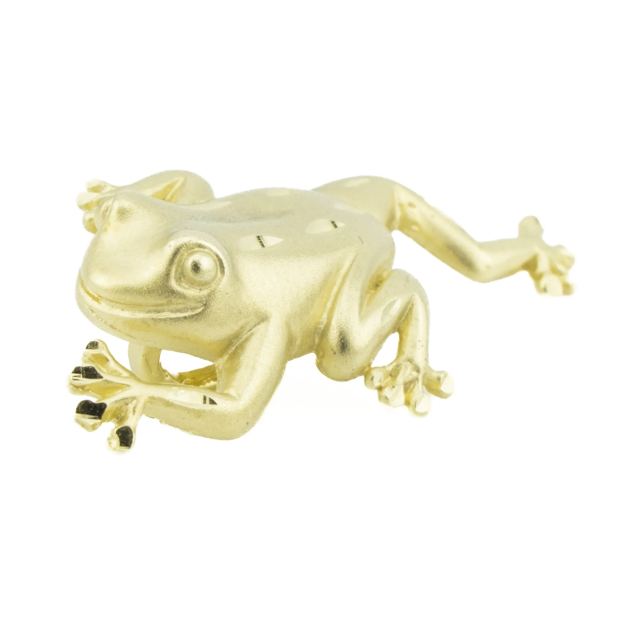 Frog Gold Pendant in 14K Yellow Gold - 3 Grams