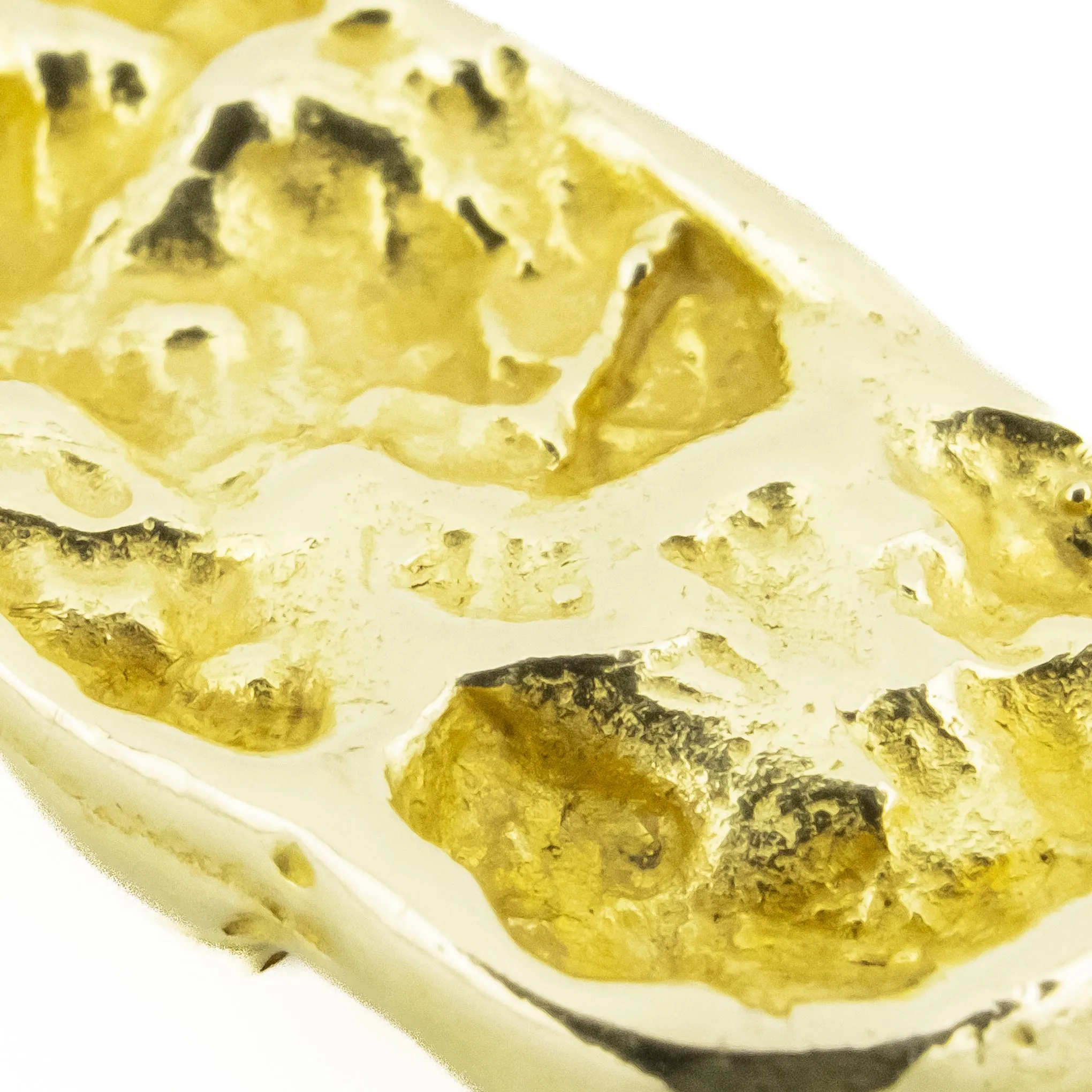 Gold Nugget Pendant in 14K Yellow Gold - 5.5 Grams