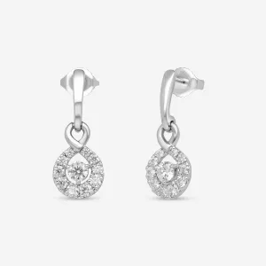 Hearts On Fire Optima 18K White Gold Diamond Drop Earrings HFEDOPD00908W