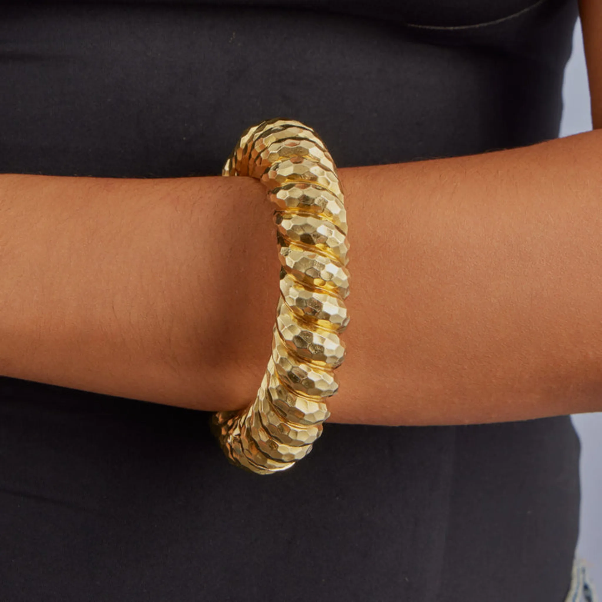 Henry Dunay 1970s 18KT Yellow Gold Bracelet