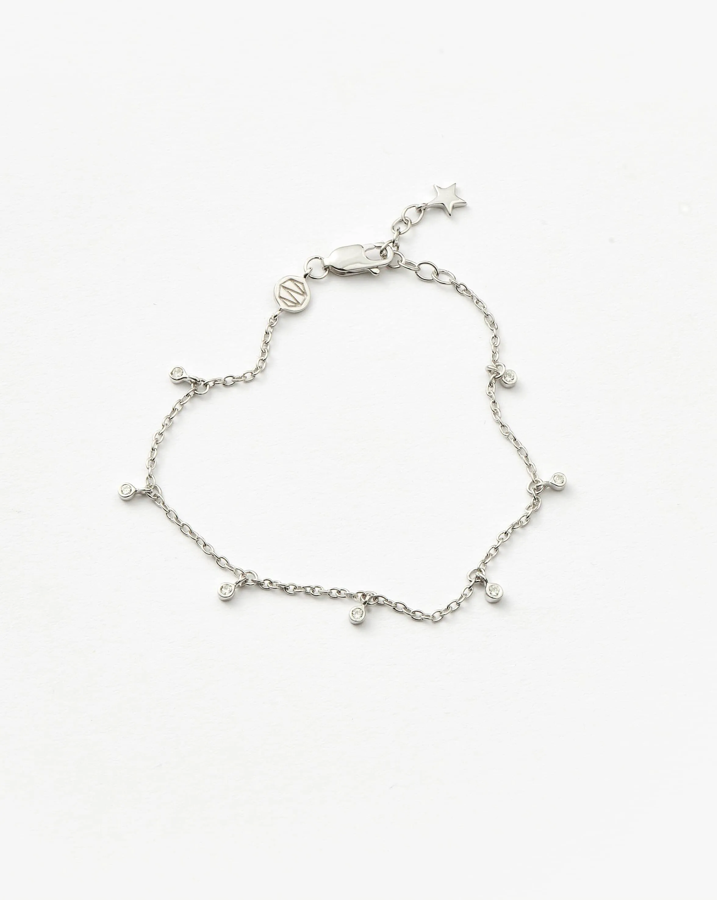 Interstellar Drop Bracelet | Silver Plated