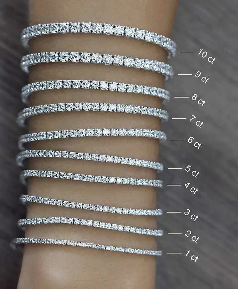 Liana - 4.0 Carat Diamond Tennis Bracelet. Elegance Redefined