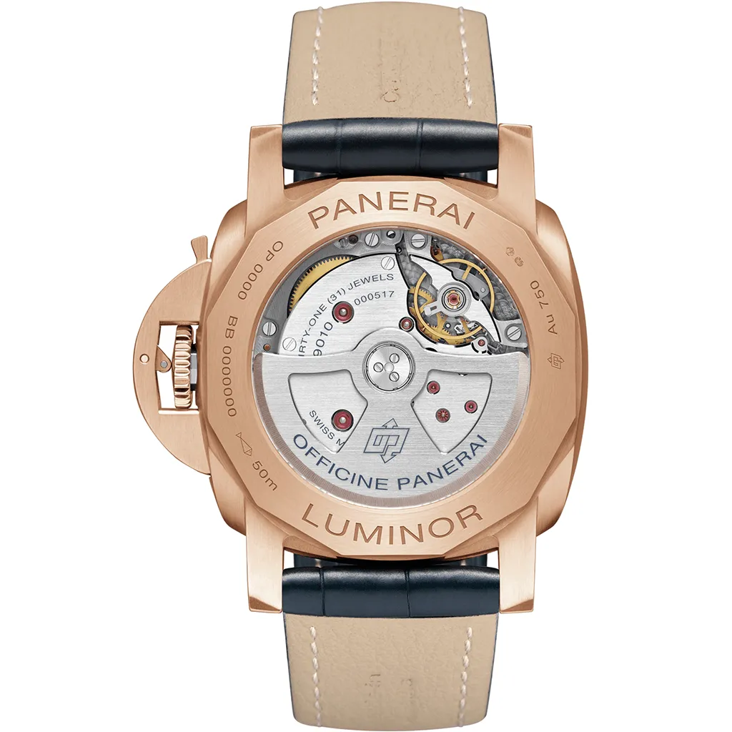 Luminor Marina Goldtech Sole Blu - 44mm PAM01112