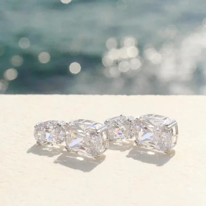 Mars - Stunning Cubic Zirconia Drop Earrings