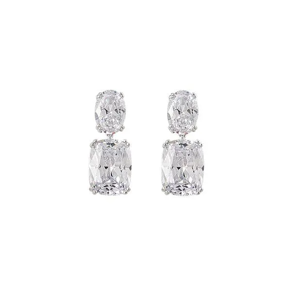 Mars - Stunning Cubic Zirconia Drop Earrings
