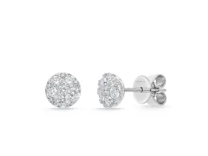 MEMOIRE-HARMONY STUD EARRINGS .52-.60CTW - SMALL FECU20100008W72000