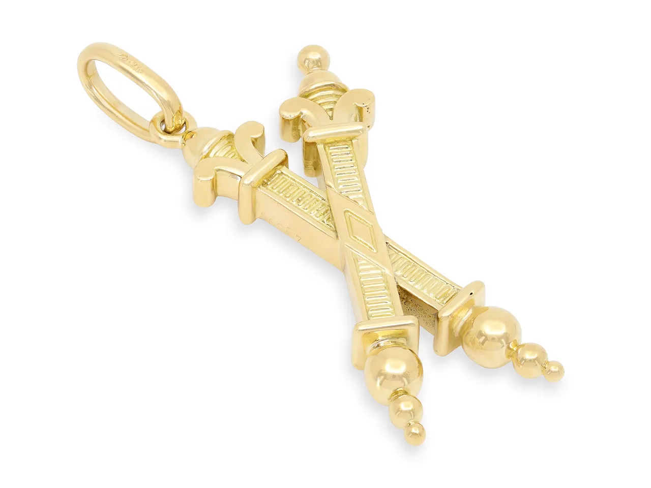 Mid-Century Cartier Pendant in 18K Gold