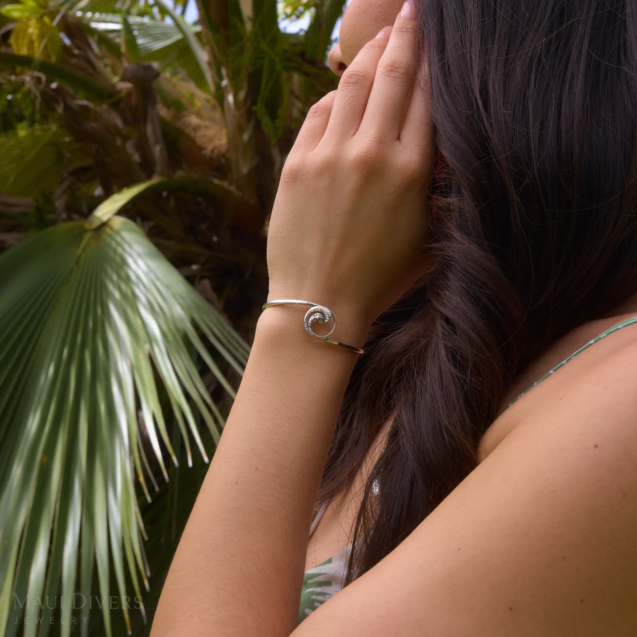 Nalu Bracelet in Sterling Silver - Size 7.5"