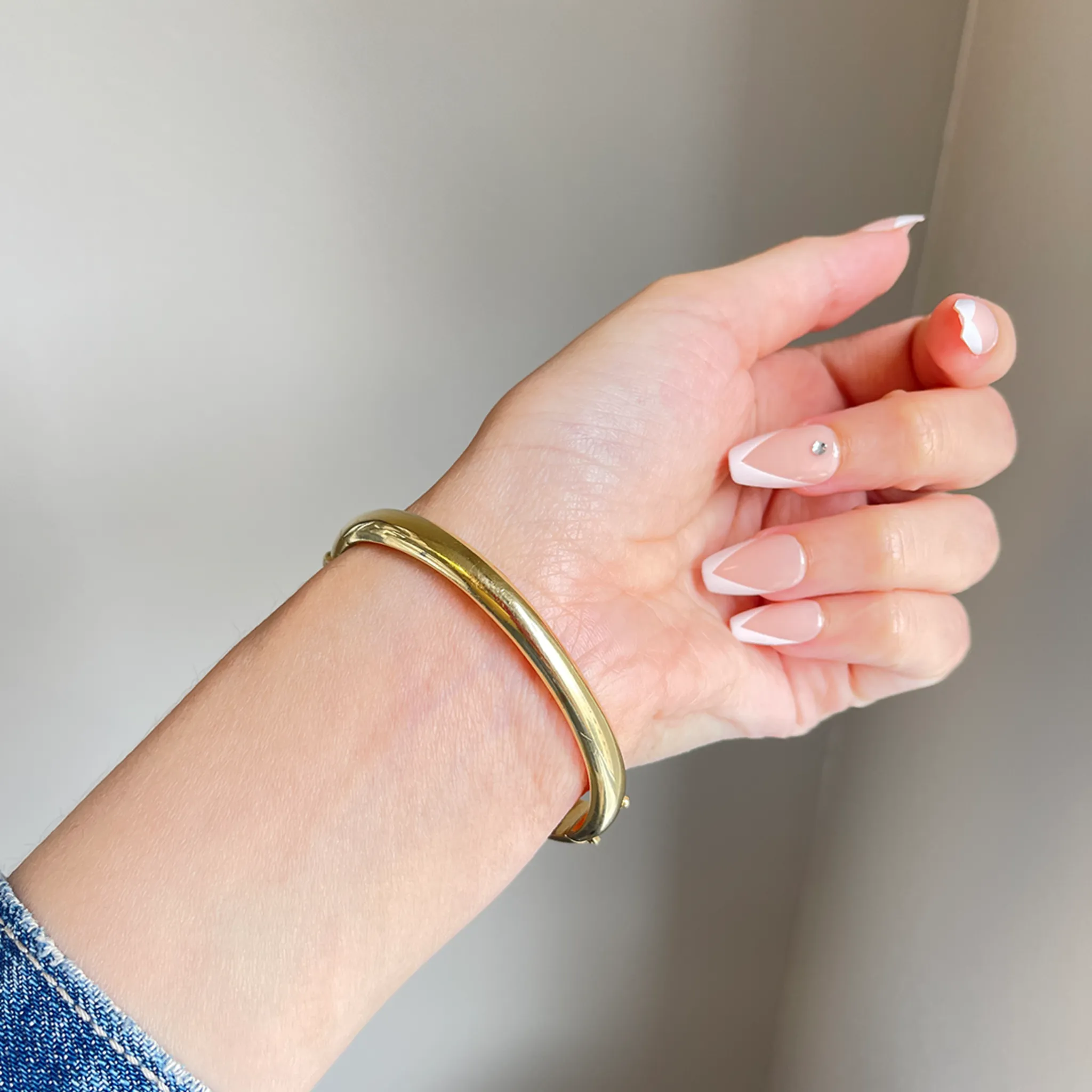Post-1980s 14KT White & Yellow Gold Diamond Bracelet
