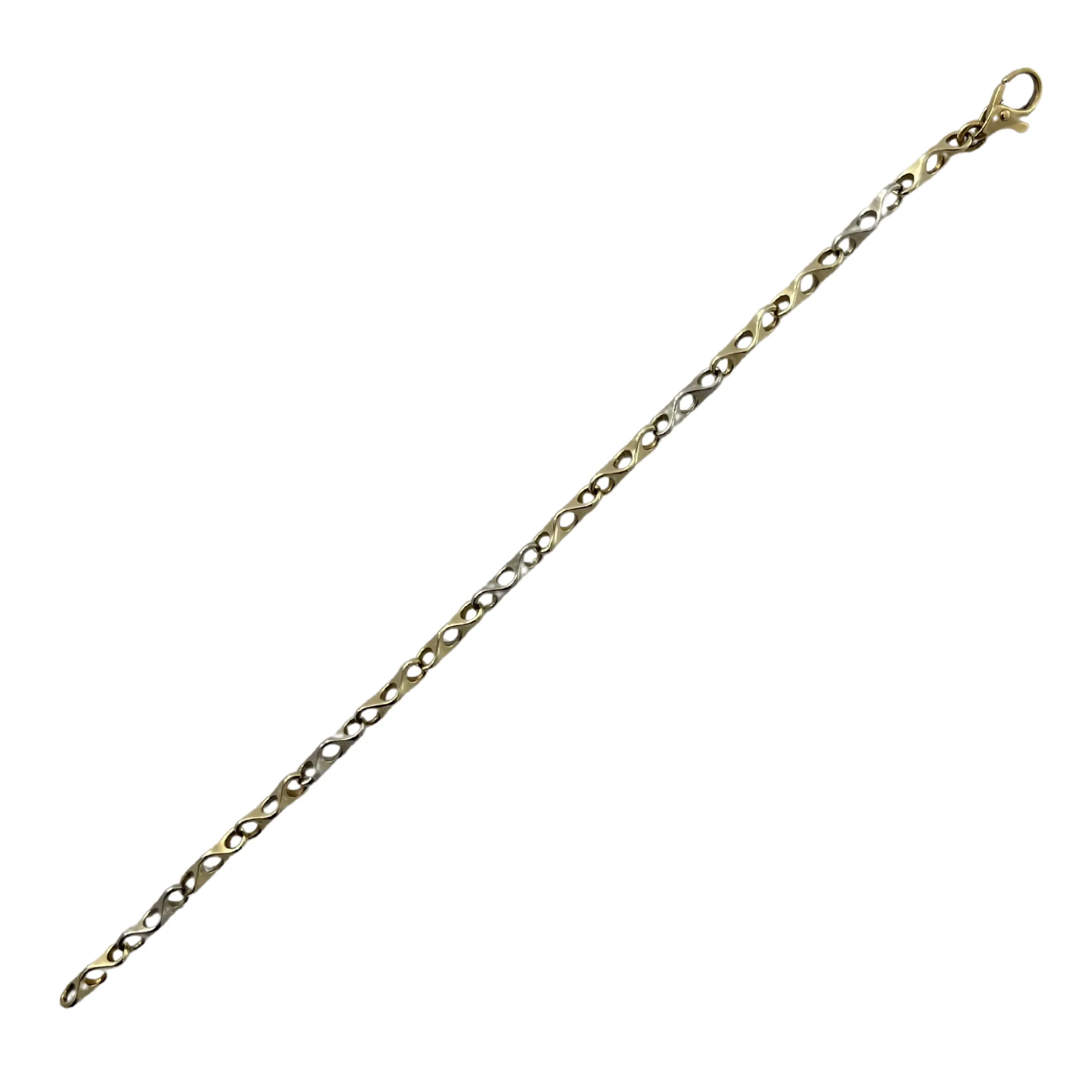Vintage 14K Two-Toned Fancy Link Bracelet